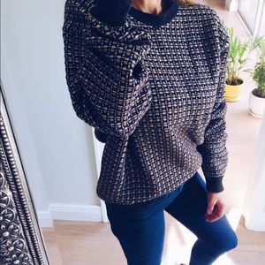 Vintage 90s Fisherman Birdseye Sweater